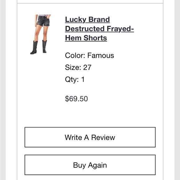 Lucky brand denim shorts - Picture 5 of 15